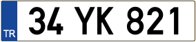 Truck License Plate